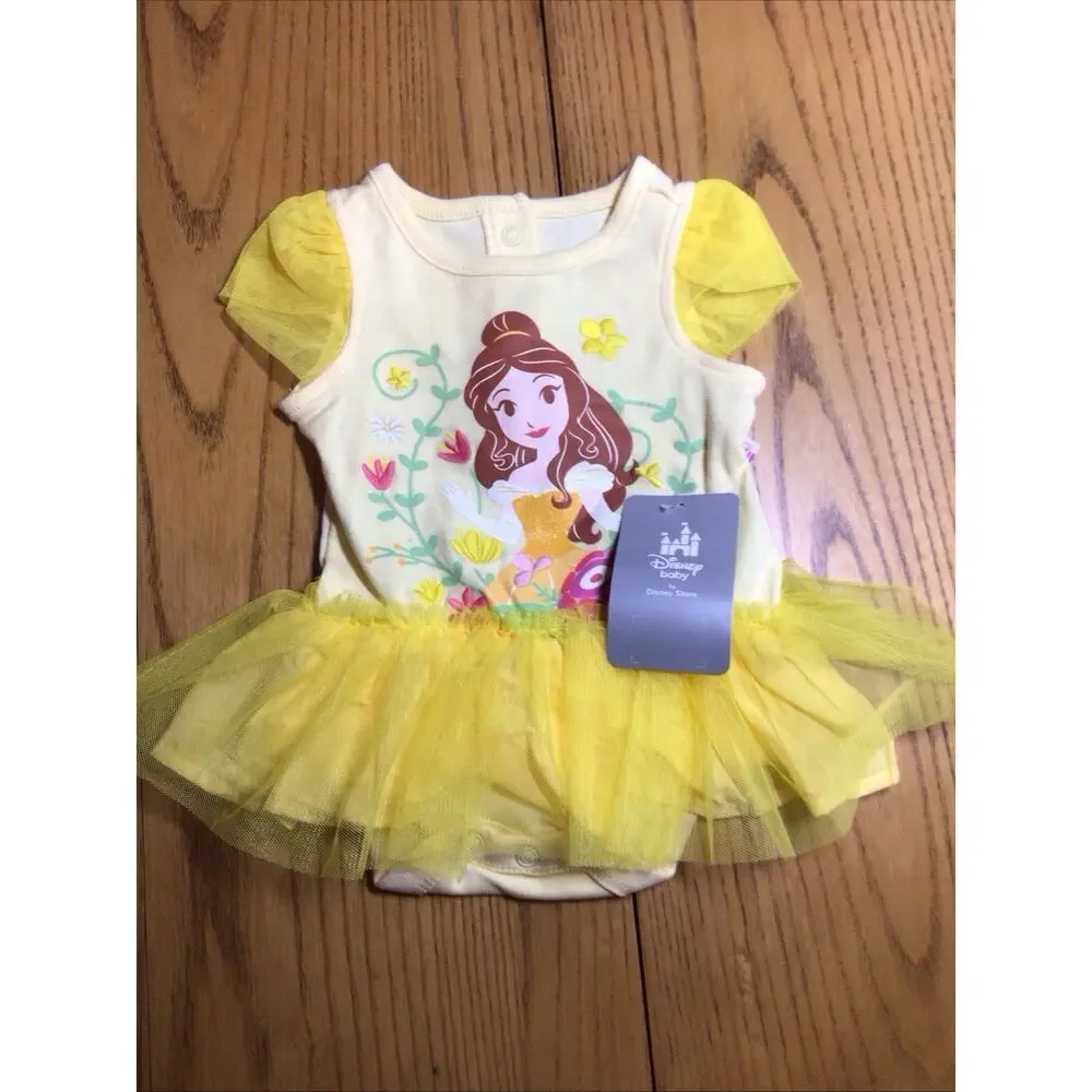 Disney StoreCinderella Baby Bodysuit NWT Sz 0-3 - Picture 2 of 4